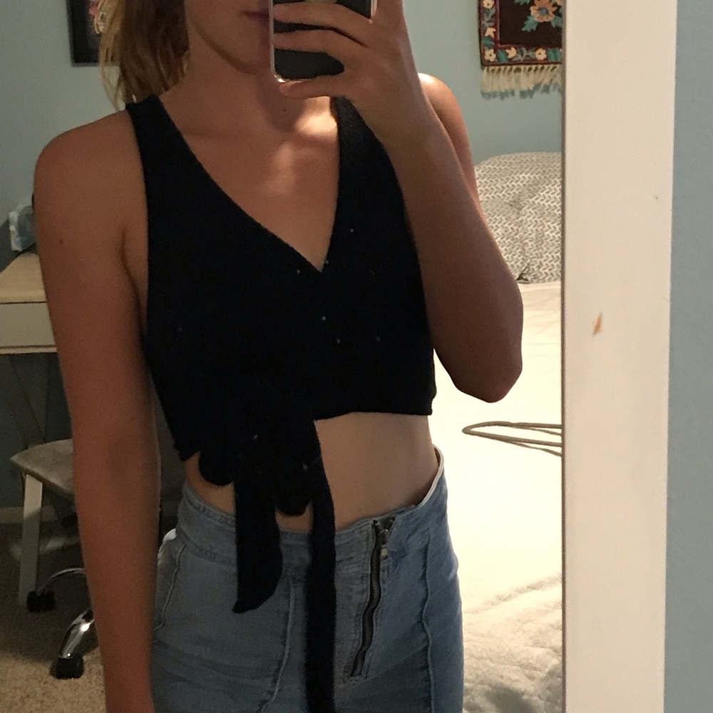 Black tie tank